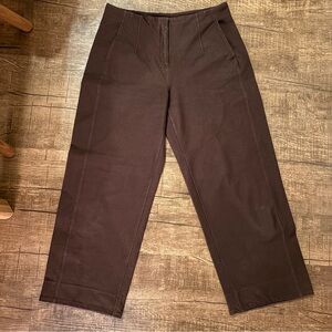 Lululemon Brown wide leg trouser mid rise Pants - women 10